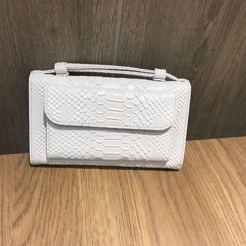 Pu Leather Women Shoulder Bags Snake Animal Chain Clutch Luxury Small Designer  Python Pattern Handbags