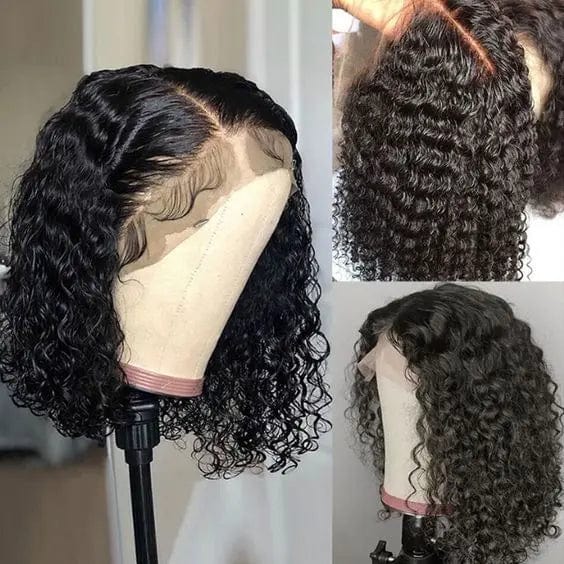 Raw Unprocessed Bob Human Hair Lace Front Wig, Virgin Brazilian Lace Wig Human Hair Straight