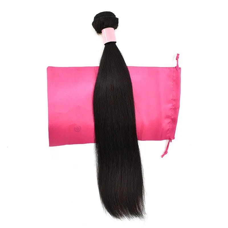 Raw Virgin hair Straight bundle with Closure