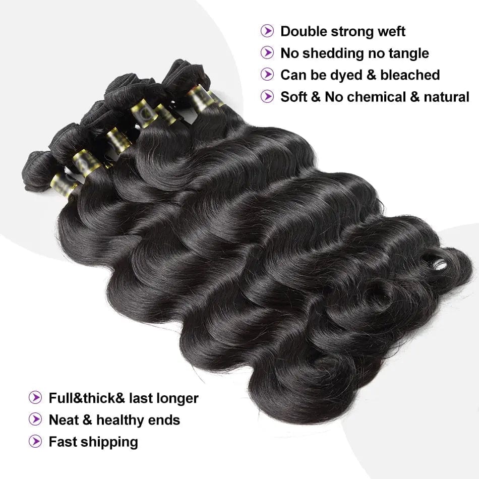 Rosabeauty 30 40 Inch 3/4 Brazilian Bundle