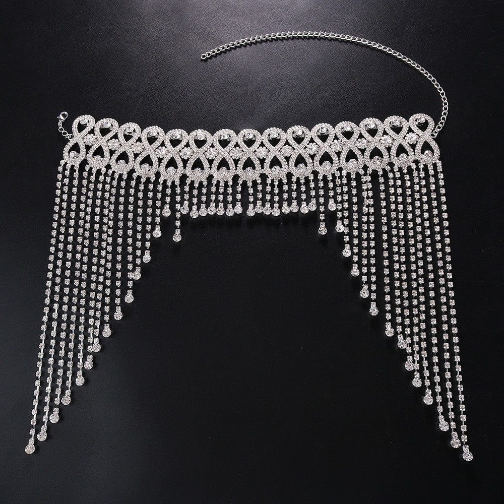 SHIHAN 2023 New Fashion Luxury Rhinestone Crystal Headband Mesh Headpiece Headbands for Women Bridal Silver Hair Jewelry