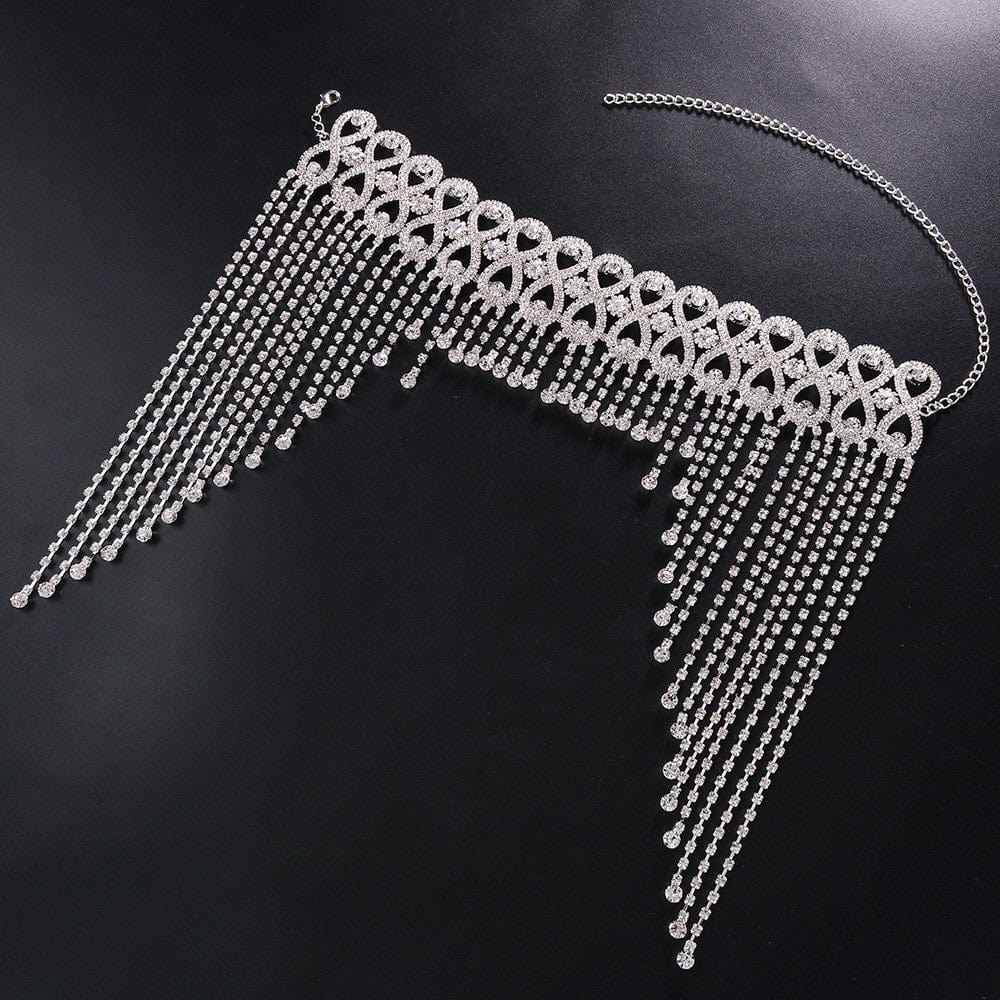 SHIHAN 2023 New Fashion Luxury Rhinestone Crystal Headband Mesh Headpiece Headbands for Women Bridal Silver Hair Jewelry