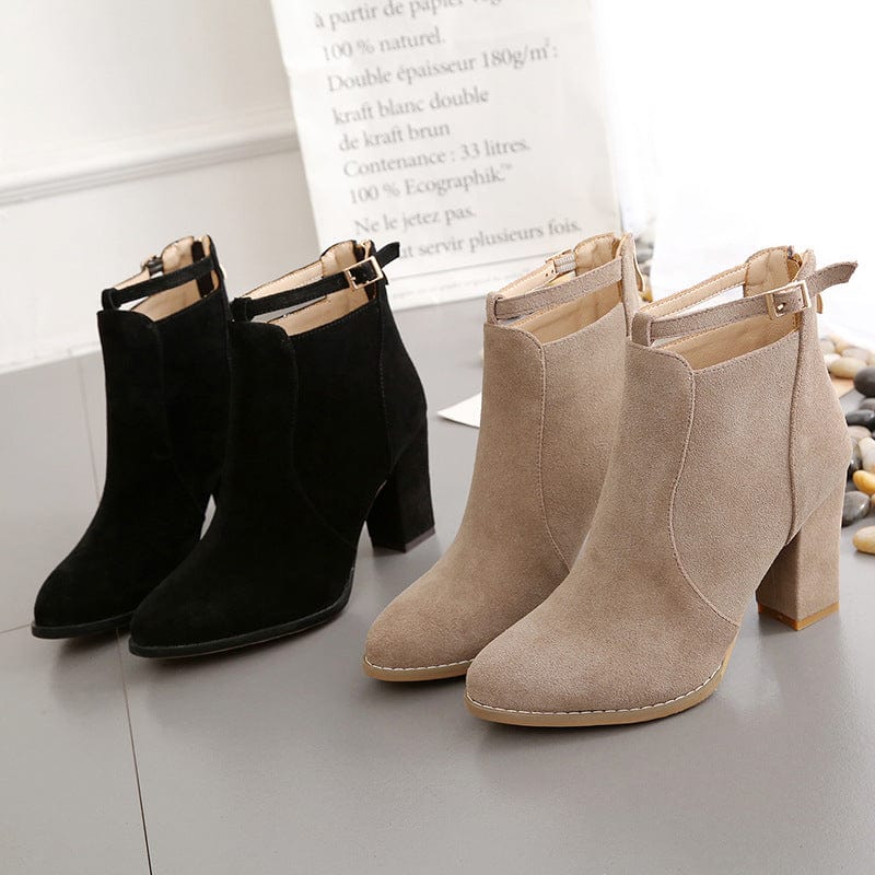 Size35-43 Suede womens british boots