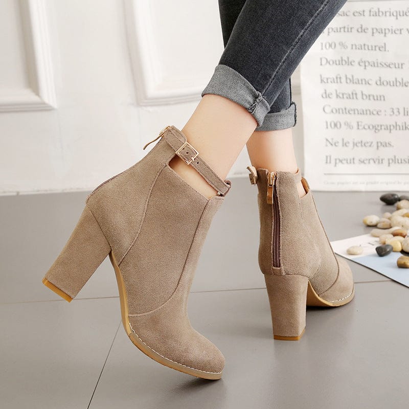 Size35-43 Suede womens british boots