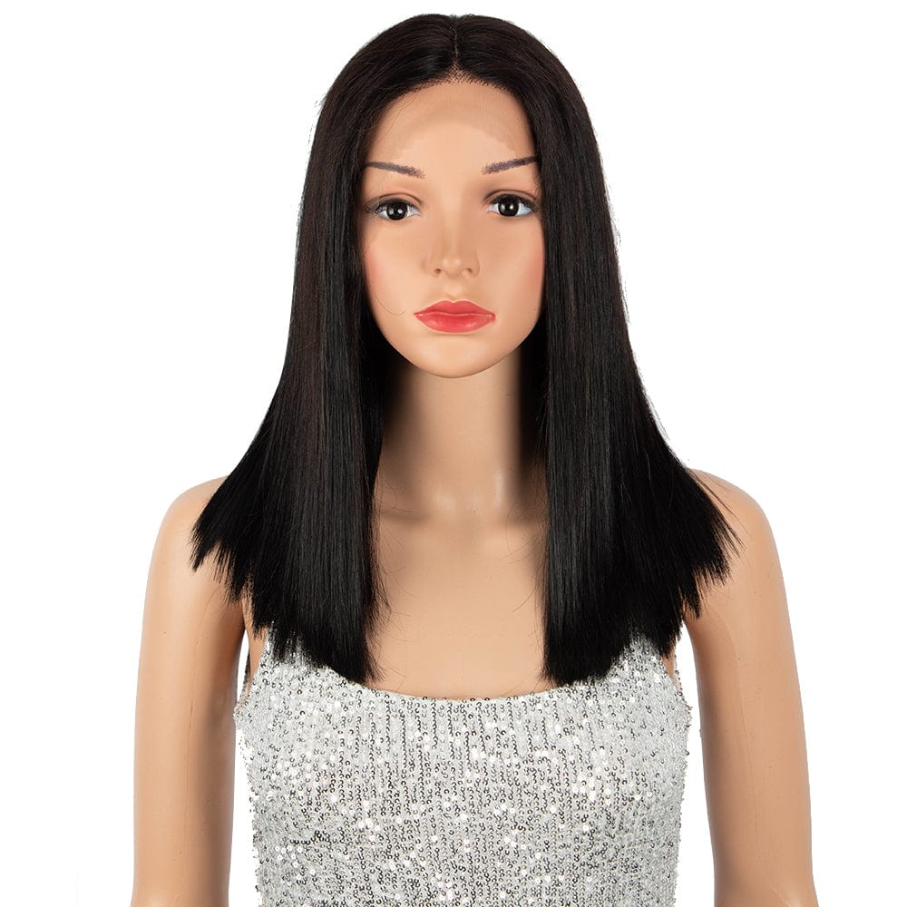 sleek high quality wholesale cheap Hot Selling Best wig 18"-28" 9A grade straight long lace frontal Human Hair Wigs for women