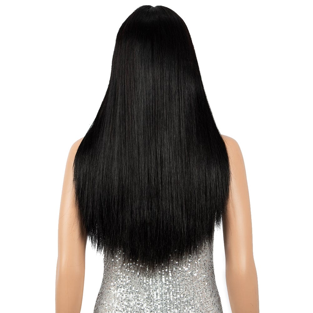 sleek high quality wholesale cheap Hot Selling Best wig 18"-28" 9A grade straight long lace frontal Human Hair Wigs for women