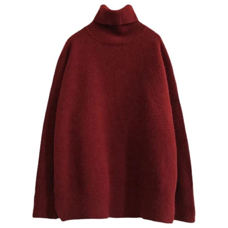 Soft Glutinous Turtleneck Sweater Women's Autumn And Winter Wear Match 2022 New Korean Style Loose-Fitting Simplicity