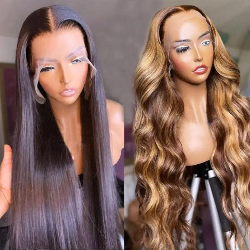 Straight  Brazilian Hair 100%Human Hair Wigs