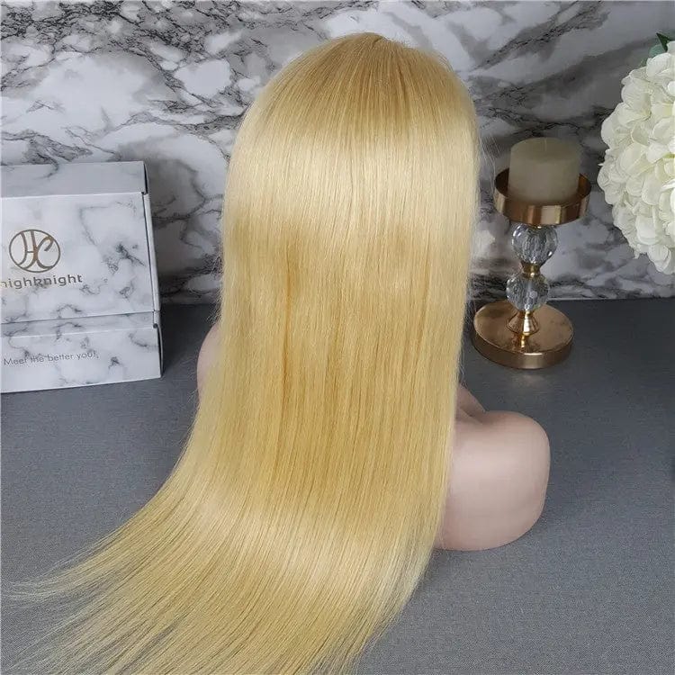 Straight Cuticle Aligned Human Hair 150% 613 Blonde