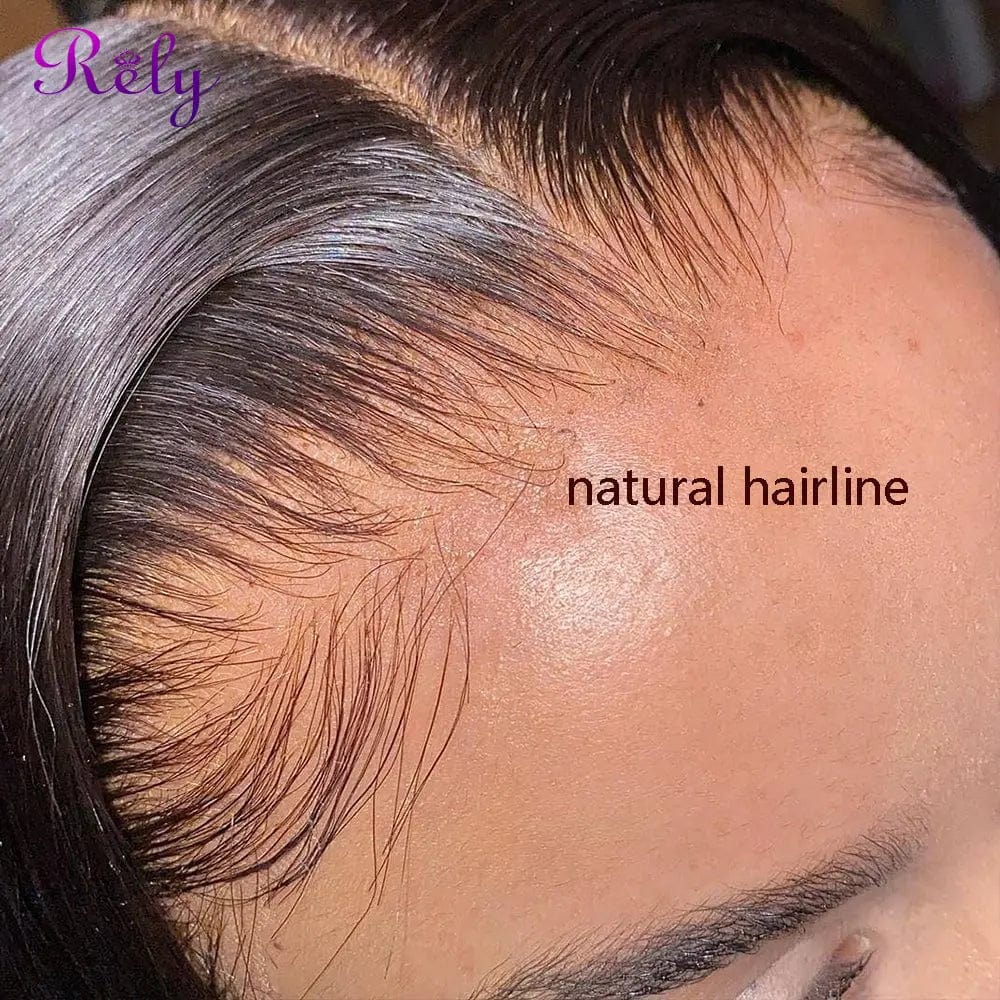 Straight Lace Front Wig 40 Inch Human Hair for Black Women Pre Plucked With Baby Hair Brazilian Remy 13x4 Hd Lace Frontal Wigs