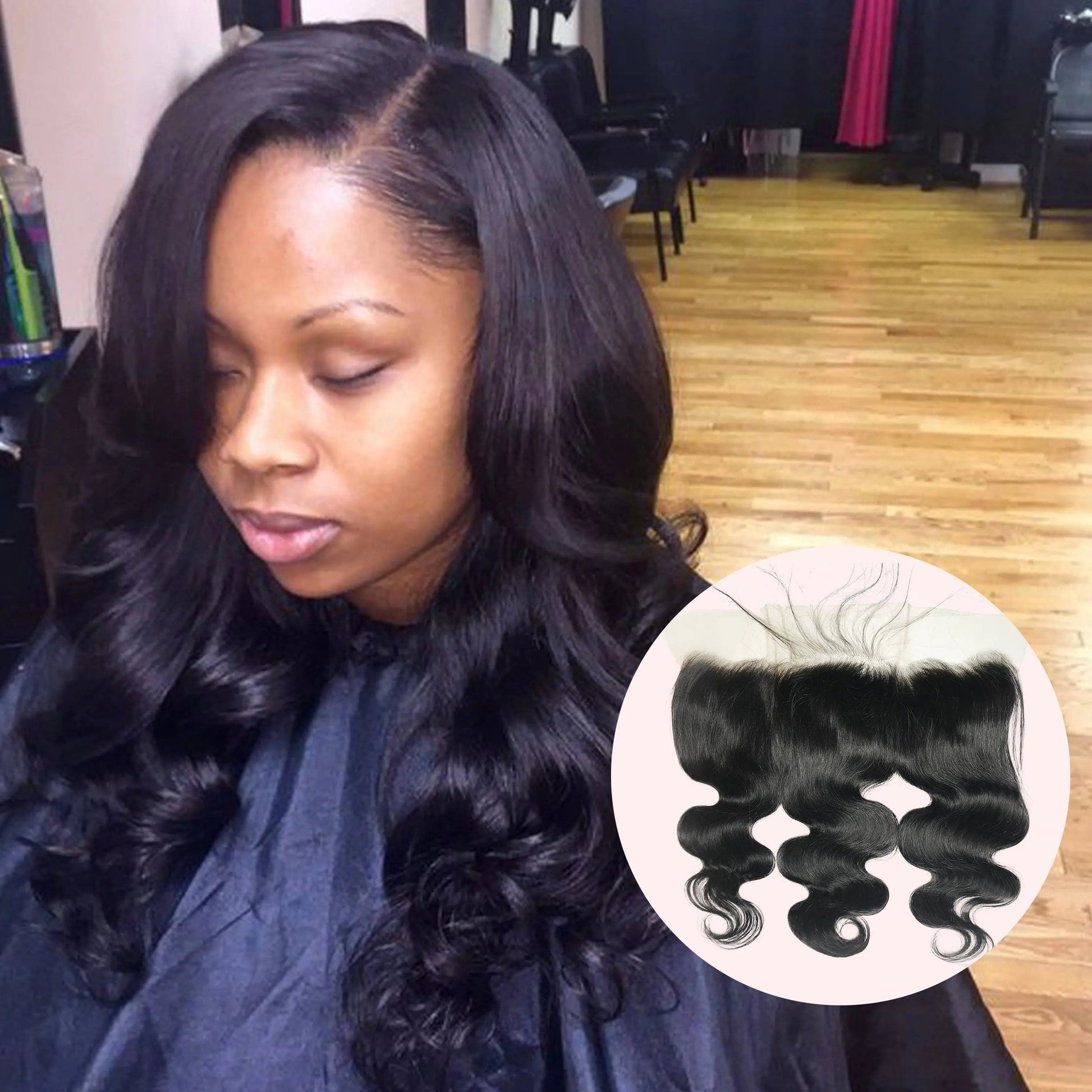 Straight Virgin Raw Human hair ,13X4 lace