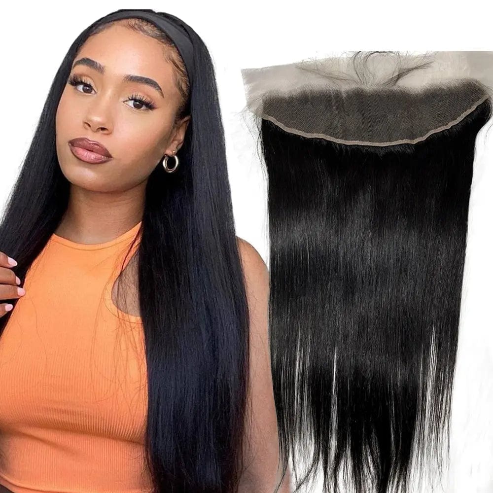 Straight Virgin Raw Human hair ,13X4 lace