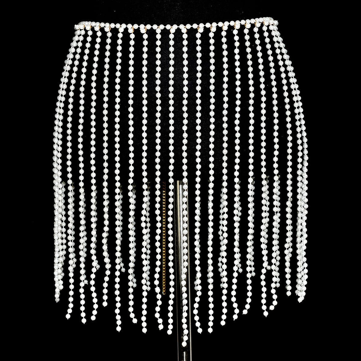 Styles 6 skirt / One size fit all SHIHAN 2023 New Fashion Multi Layer Beads Pearls Body Chain Dress Clothing Jewelry Women Punk Luxury Sexy Pearl Body chains