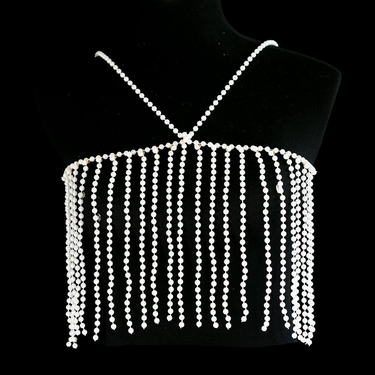 Styles 7 top / One size fit all SHIHAN 2023 New Fashion Multi Layer Beads Pearls Body Chain Dress Clothing Jewelry Women Punk Luxury Sexy Pearl Body chains