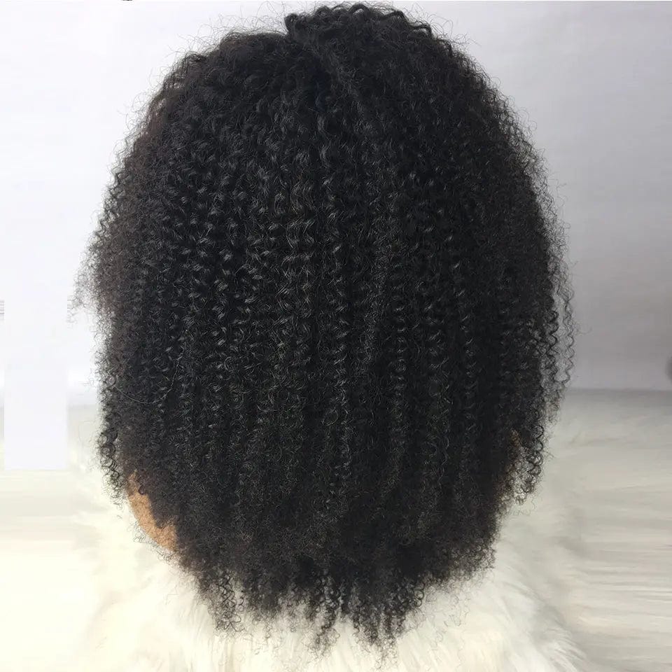 Super Afro Short Kinky Curly Wig 13x4 Lace