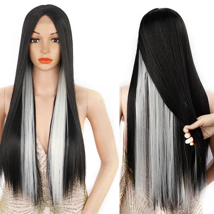 Synthetic Blend Wig Extension Heat Resistant Ombre