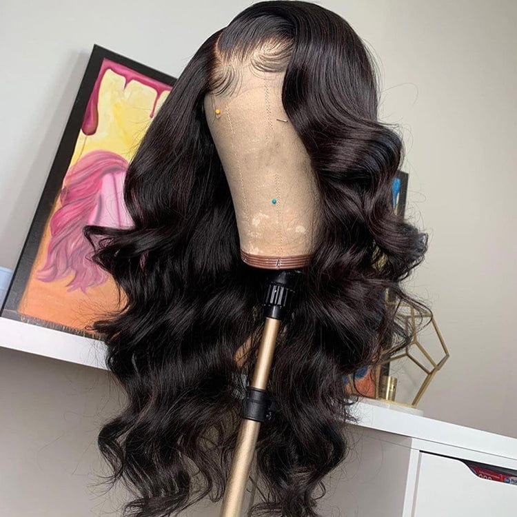 Top Quality 100% Virgin Remy Brazilian Human Hair Wigs 150% Density Body Wave 4X4 Lace Closure Wig