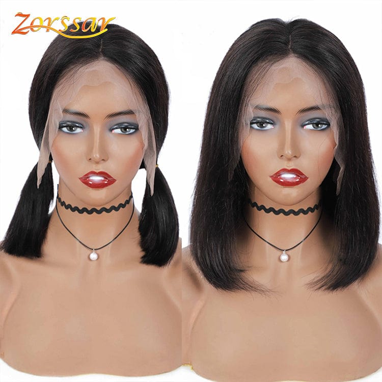 Top Selling Wholesale Bob Style Short Wig Brazilian Lace Front Wig Virgin Human Hair Bob Wigs For Black Women