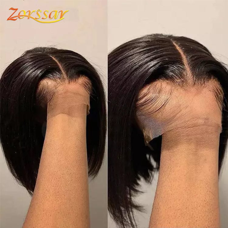 Top Selling Wholesale Bob Style Short Wig Brazilian Lace Front Wig Virgin Human Hair Bob Wigs For Black Women