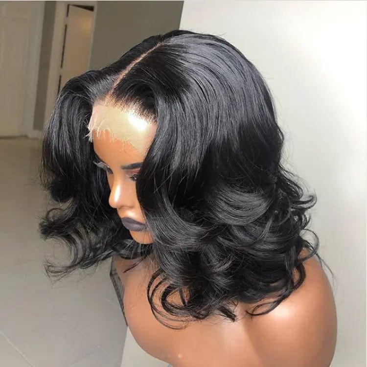 Transparent Human Hair Wig Loose Body Wave