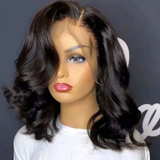 Tuneful Raw Indian Virgin Natural Human Hair Bob Wig Hd Full Lace Front Human Hair Wig Straight Short Bob Wigs For Black Women