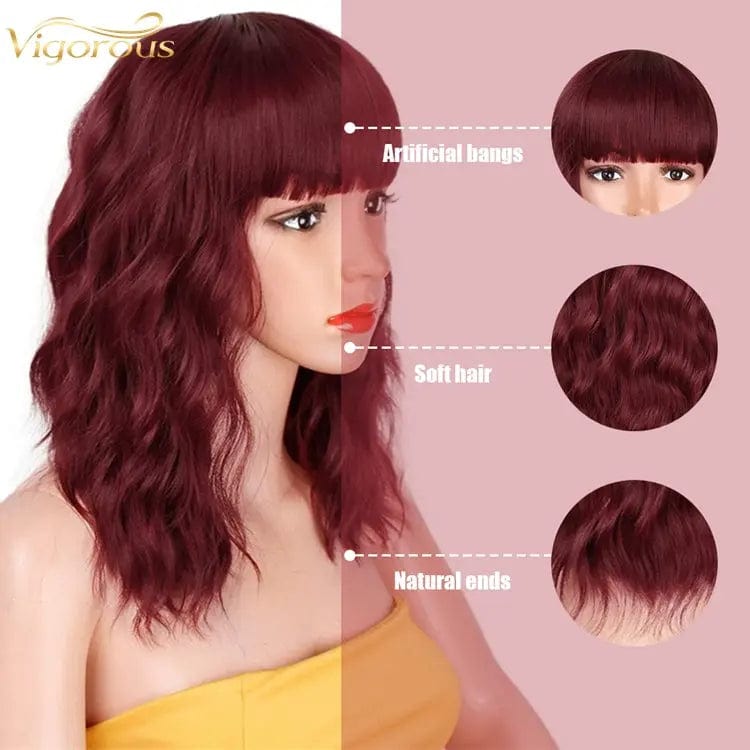 Vigorous 14 inches Natural Wave Wig