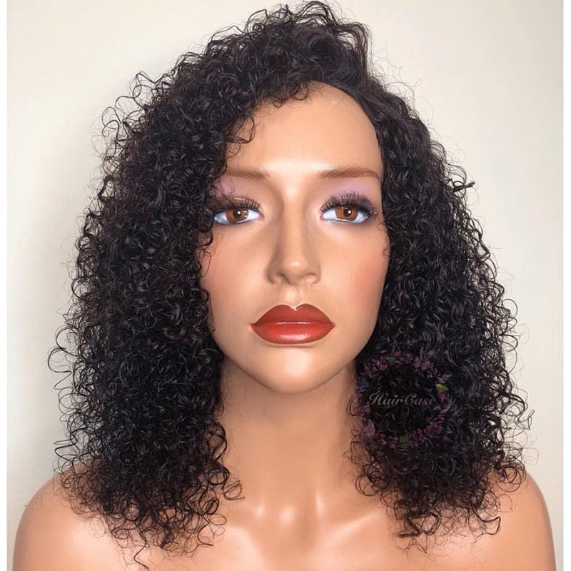 water wave lace frontal wig transparent frontal wholesale virgin hair lace closure wigs for black women short wigs