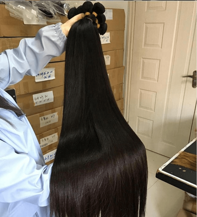 Wholesale 10A Grade Straight Virgin india 100% Human Hair Weave Bundles Productkinky straight hair bundles with closure eurasian