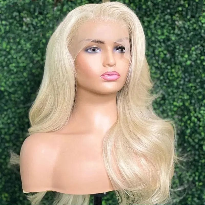 Wholesale 613 Blonde Natural Wave Wig Cuticle Aligned HD Lace Virgin Brazilian Human Hair Lace Front Wig