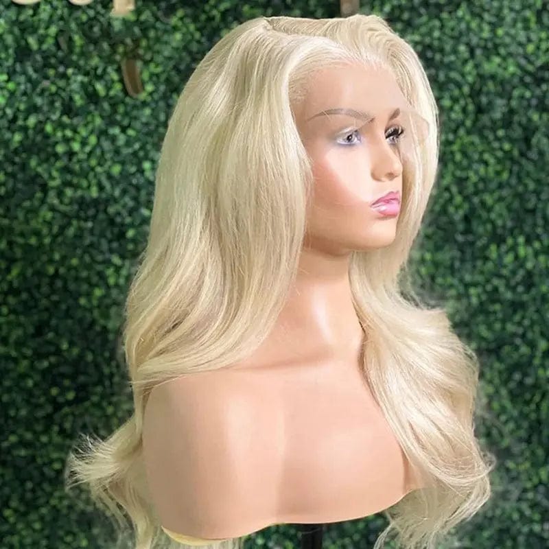 Wholesale 613 Blonde Natural Wave Wig Cuticle Aligned HD Lace Virgin Brazilian Human Hair Lace Front Wig