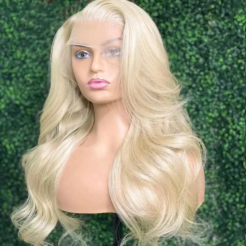 Wholesale 613 Blonde Natural Wave Wig Cuticle Aligned HD Lace Virgin Brazilian Human Hair Lace Front Wig