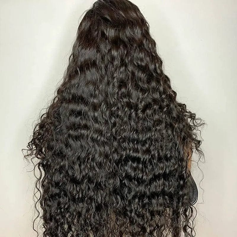 Wholesale Brazilian Cuticle Aligned Human Hair Lace Front Wigs For Black Women Deep Wave Baby Hair Lace Wig Frontal