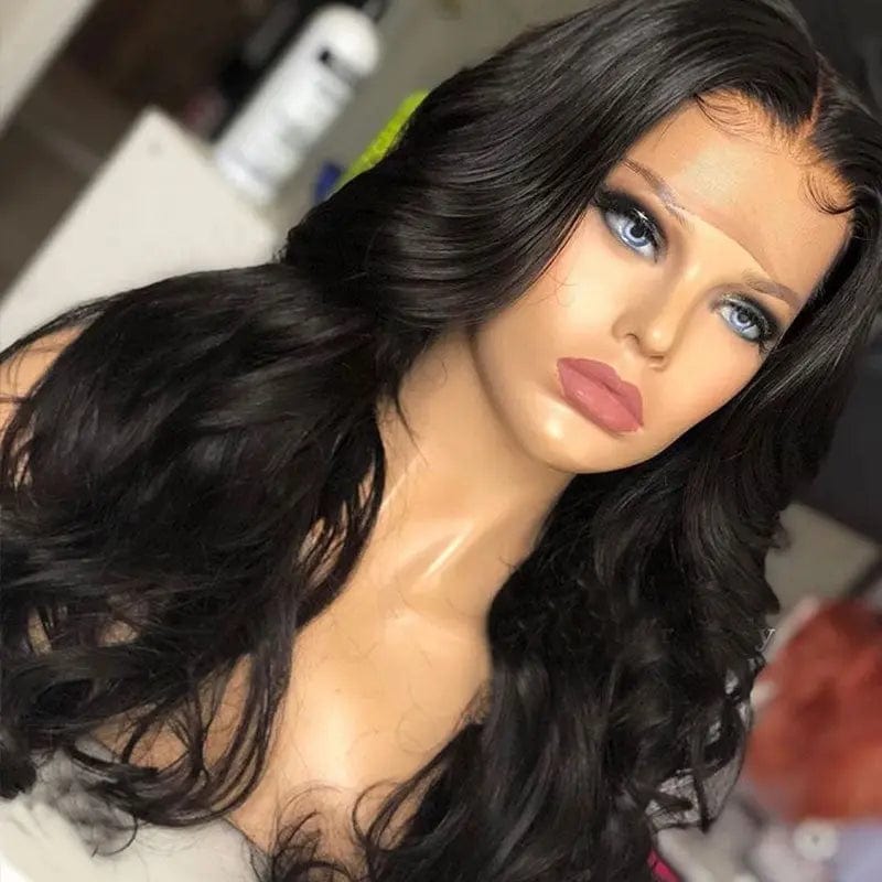 wholesale cheap human hair lace wig body wave brazilian hair wigs for black women hd transparent lace wigs hd lace pre plucked