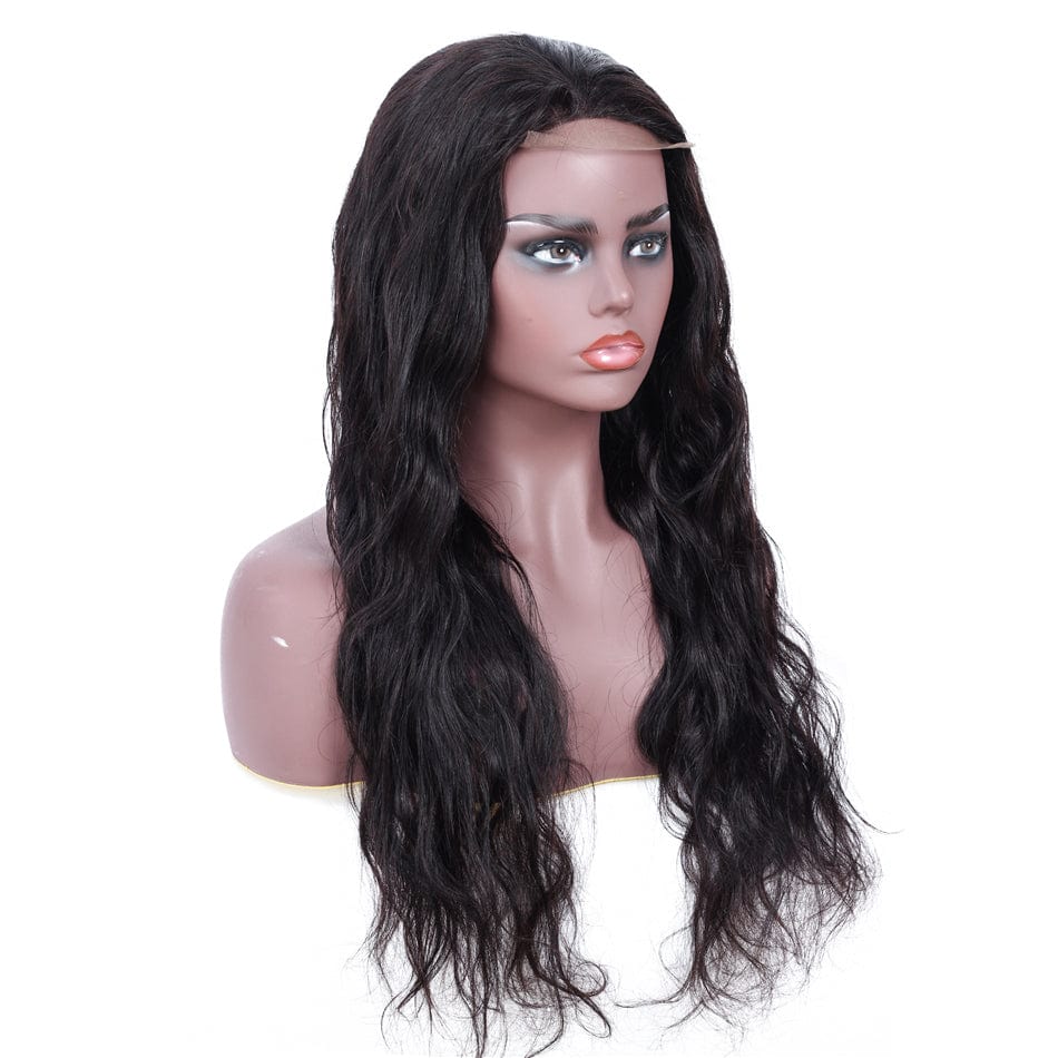 Wholesale Cheap Raw Brazilian Remy Human Hair Body Wave Lace Wigs 150% Density Natural Human Hair  4X4 Swiss Lace Closure Wigs