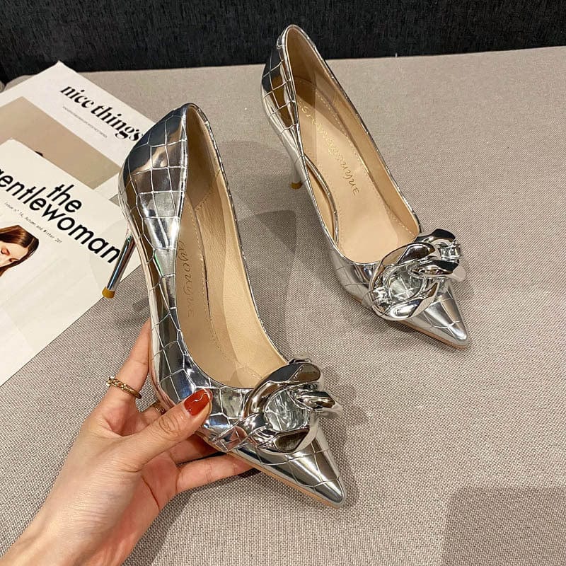 Wholesale High Quality Sexy Lady High Heel Shoes  Simple Style Evening Party Women Dress Shoes Heels