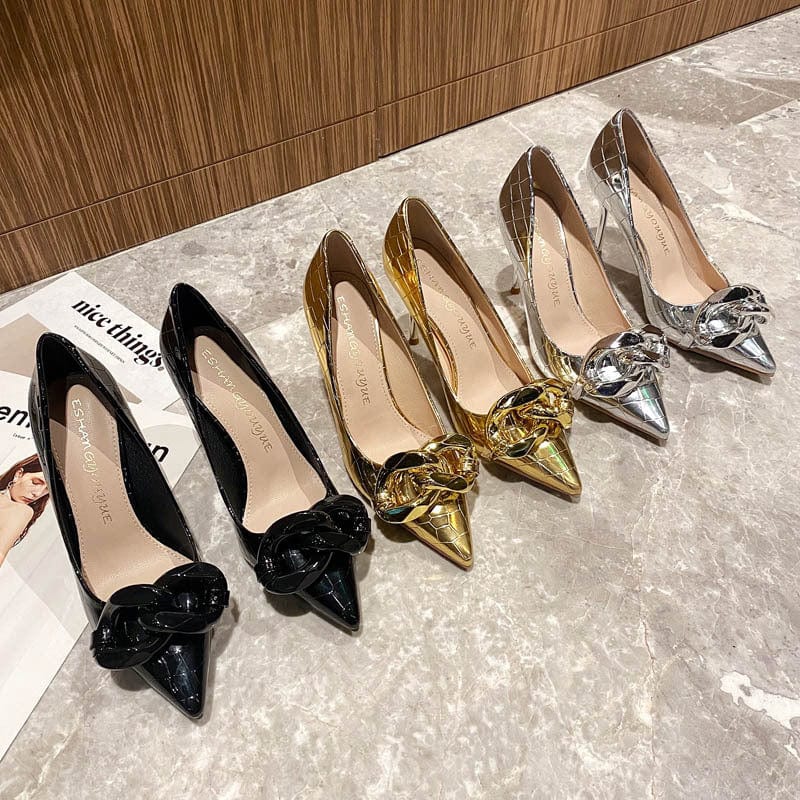 Wholesale High Quality Sexy Lady High Heel Shoes  Simple Style Evening Party Women Dress Shoes Heels