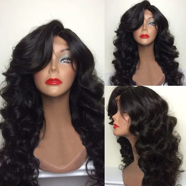 Wholesale Long Part Bleach Knots Ocean Wave Virgin Cuticle Aligned Human Hair 13*6 HD Lace Front Wigs