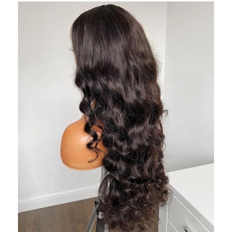 wholesale loose wave brazilian hair hd lace frontal wigs for black women 13x6 hd lace frontal wig cheap 4x4 lace closure wig