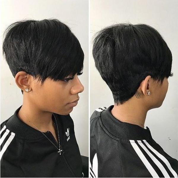 Wholesale Price Free Sample Courte Perruque Indian Straight Human Hair Cut Wigs Glueless Full Machine Made Short Pixie Wig