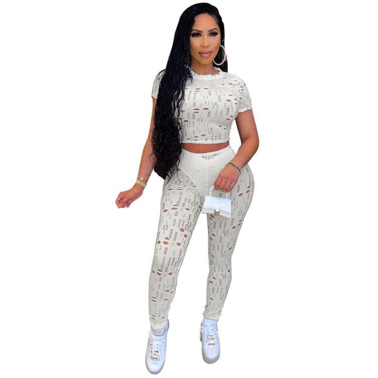 Women'S Lips Stacked Pants 2 Piece Set Women Outfit Pants Sets Pencil Trousers