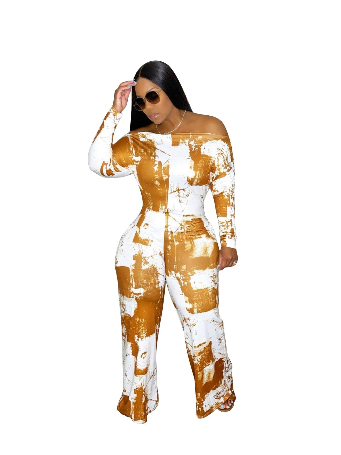 XL / Orange WNY10002 Nightclub style best selling monsoon for women sexy jumpsuits club wear