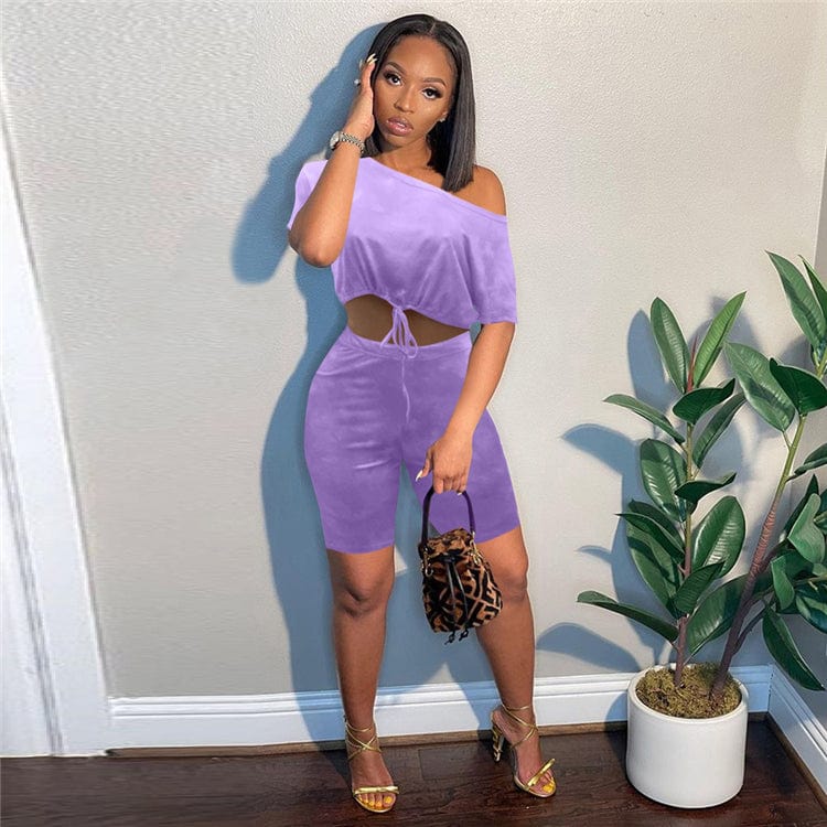 XL / Purple 2022 Women Clothes Printing Two Piece Pants Set Streetwear Women 2 Piece Set Women