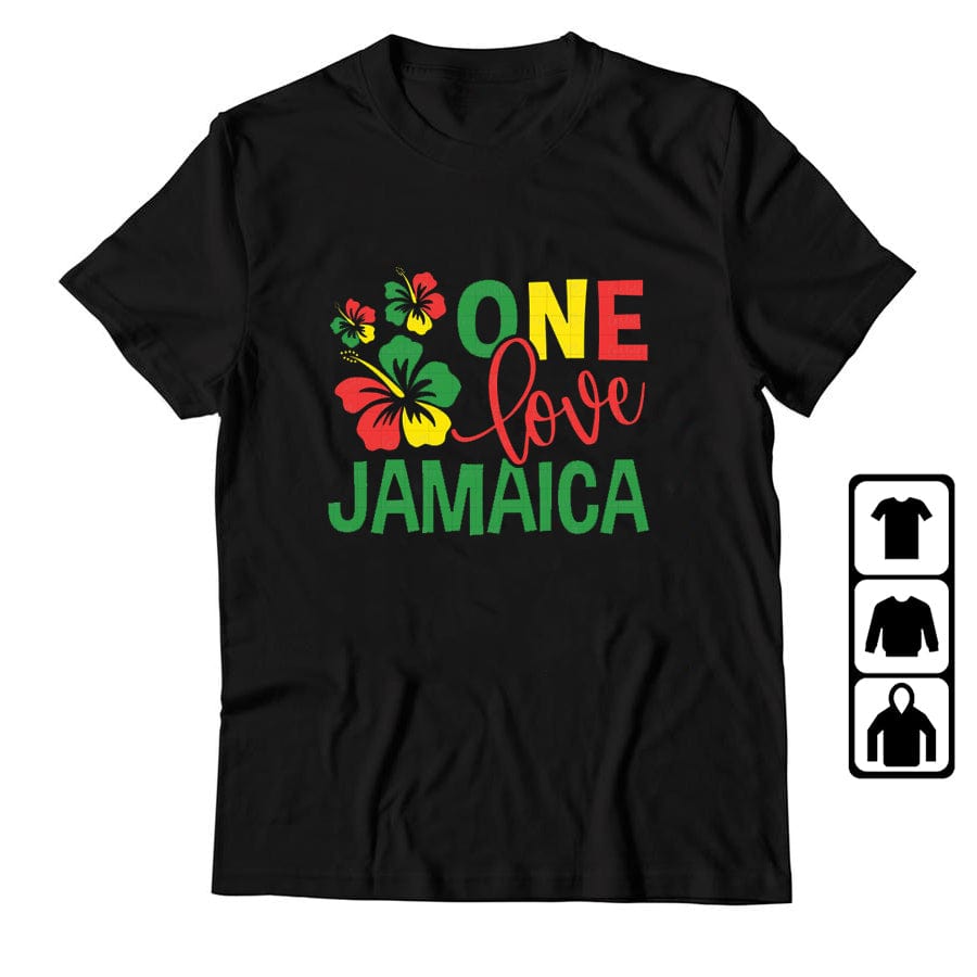 XS / 043060 Black One Love Rasta Reggae Tee-Shirt Retro Gothic T Shirt Emo Punk Fashionable Tops Japanese T Shirts Hippie Goth Tshirts