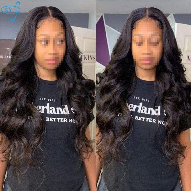 XYS Hot Selling Lace Closure Front Wigs, Virgin Unprocessed Monofilament Wig, 20 22 24 26 28 Inch Virgin Human Hair Wigs