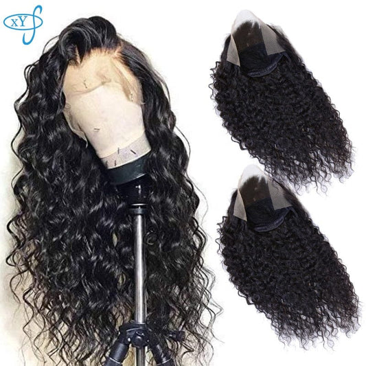 XYS Hot Selling Lace Closure Front Wigs, Virgin Unprocessed Monofilament Wig, 20 22 24 26 28 Inch Virgin Human Hair Wigs